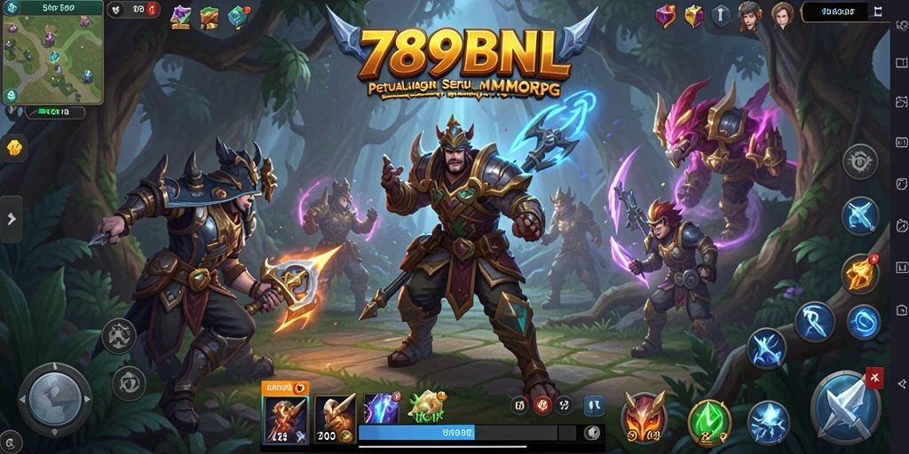 Tampilan gameplay menakjubkan dari 789BNL di dunia MMORPG.