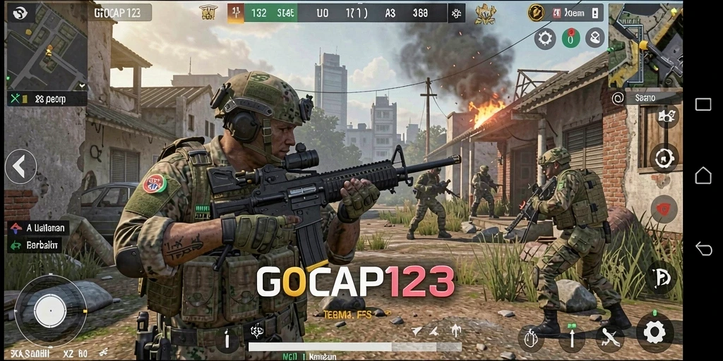 Gameplay seru dalam GOCAP123 dengan grafis menawan.