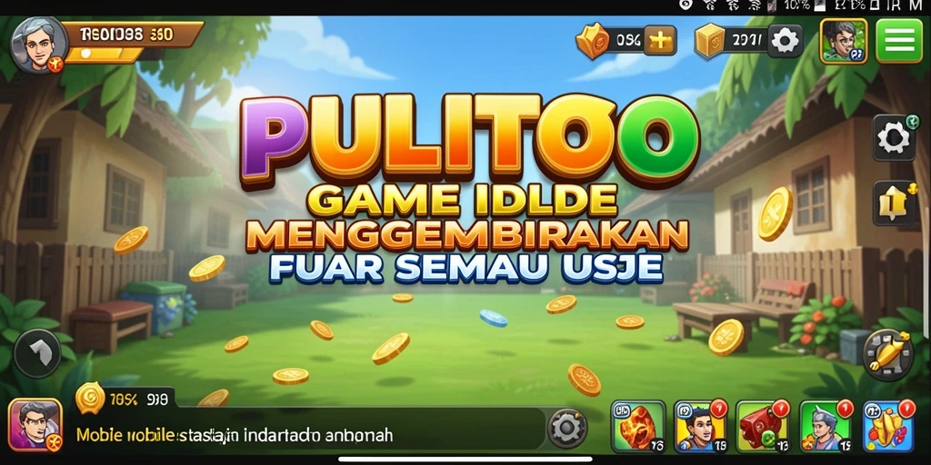 Screenshot gameplay PULITOTO yang penuh warna dan menyenangkan.