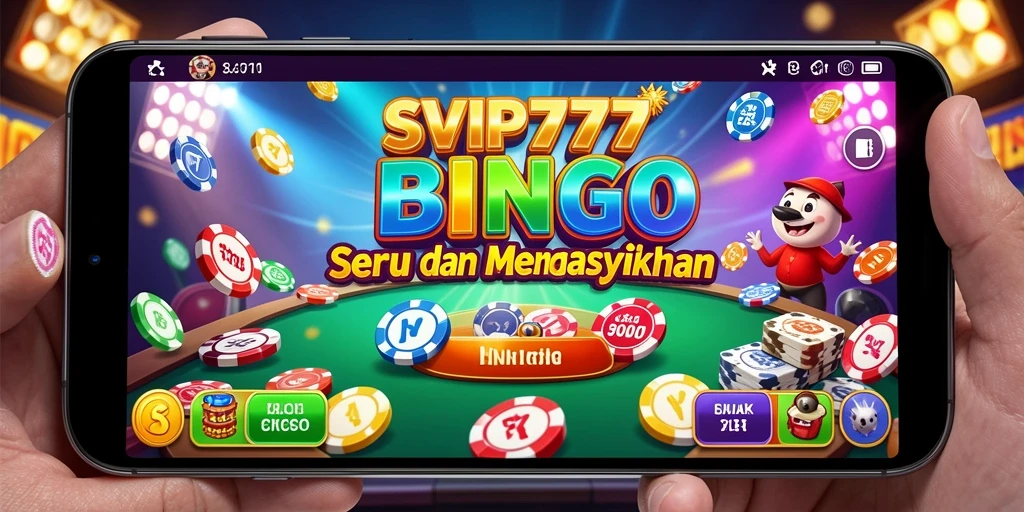 Screenshot gameplay SVIP777 menunjukkan suasana seru permainan Bingo.